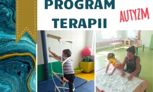 Oligofrenopedagog prowadzi zajęcia rewalidacyjne z dzieckiem autystycznym, wspierając jego rozwój poprzez zabawę i terapię.