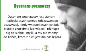Dysonans poznawczy to napięcie psychiczne, gdy mamy sprzeczne myśli. Obraz przedstawia mężczyznę w zadumie.