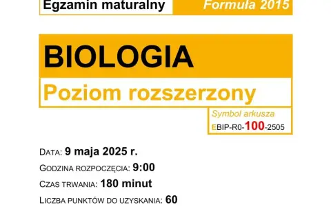 Kiedy biologia rozszerzona? Ważne daty i szczegóły egzaminu