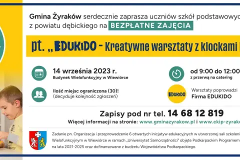 Edukido zajęcia edukacyjne z klockami – rozwijaj kreatywność dzieci