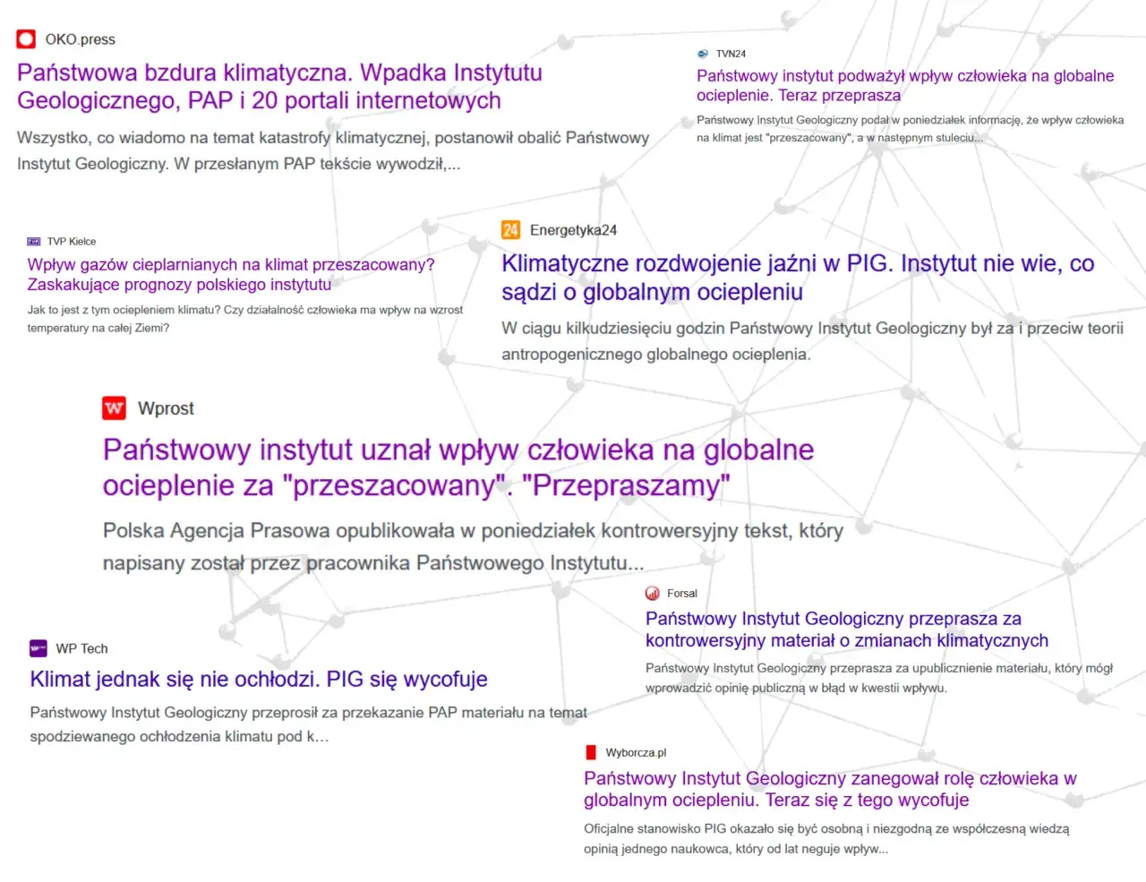Państwowa bzdura klimatyczna roku. Instytut Geologiczny wycofuje się z kontrowersyjnych tez o wpływie człowieka na klimat.